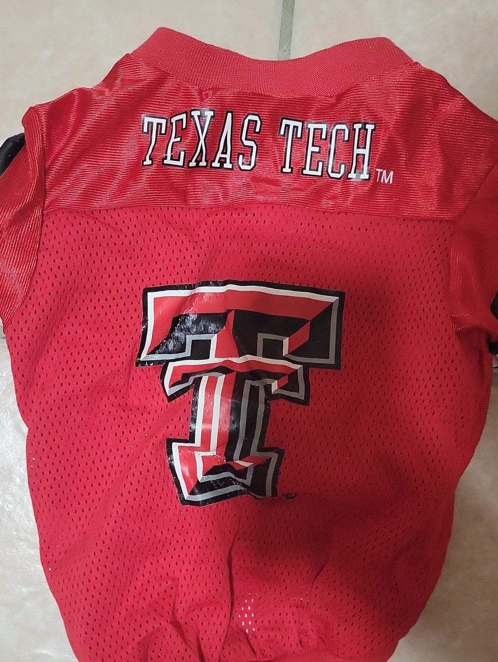 Texas Tech University Pet Jersey Size M